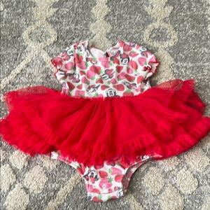 ❣️2 for $10 - Disney Baby Dress with Red and Pink Accents